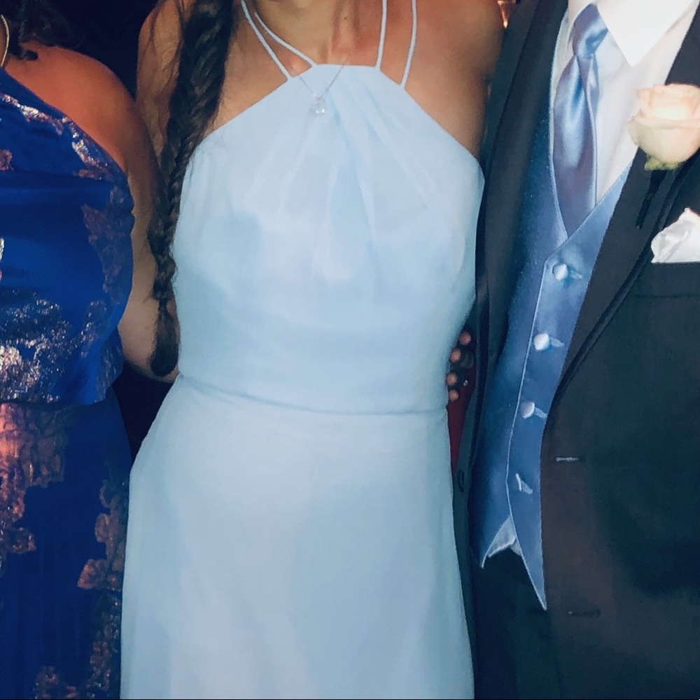 Bridesmaid dress baby blue